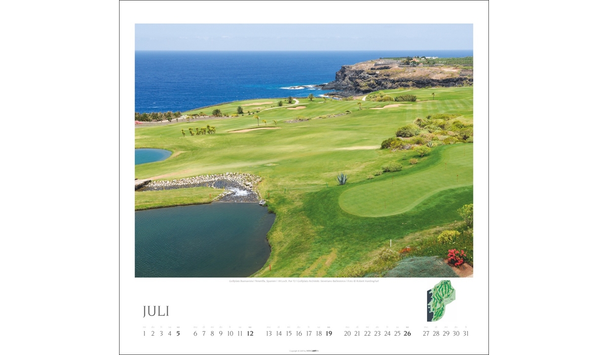 Werbekalender: Golf 2026