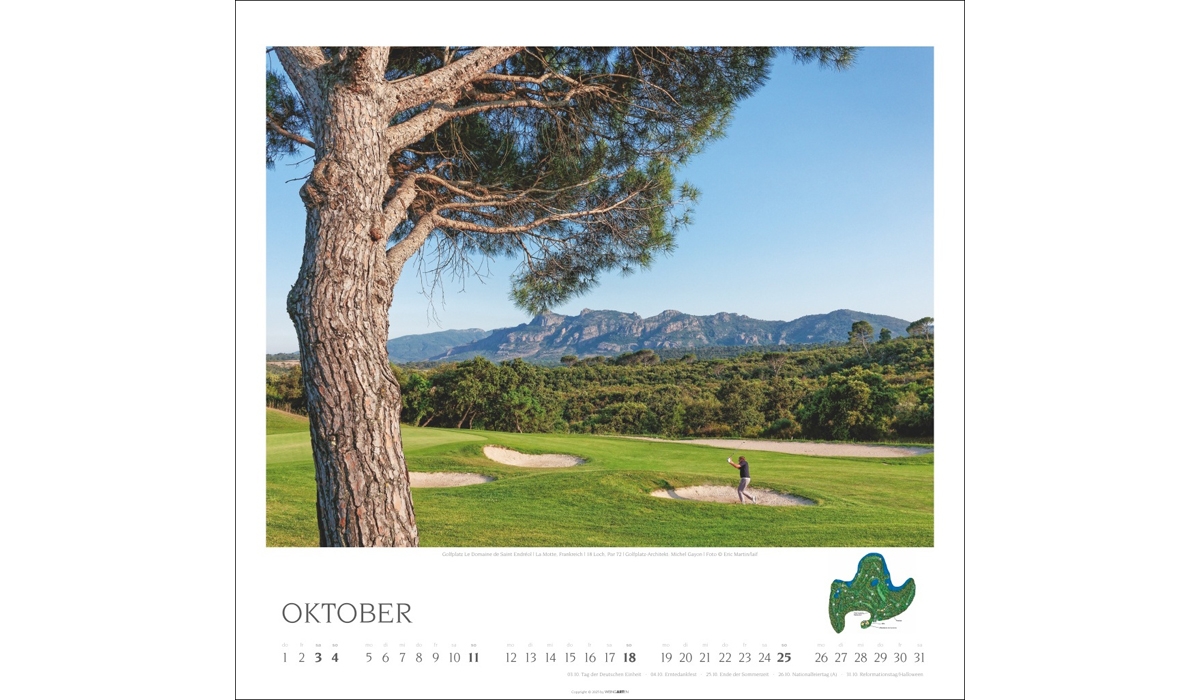 Werbekalender: Golf 2026
