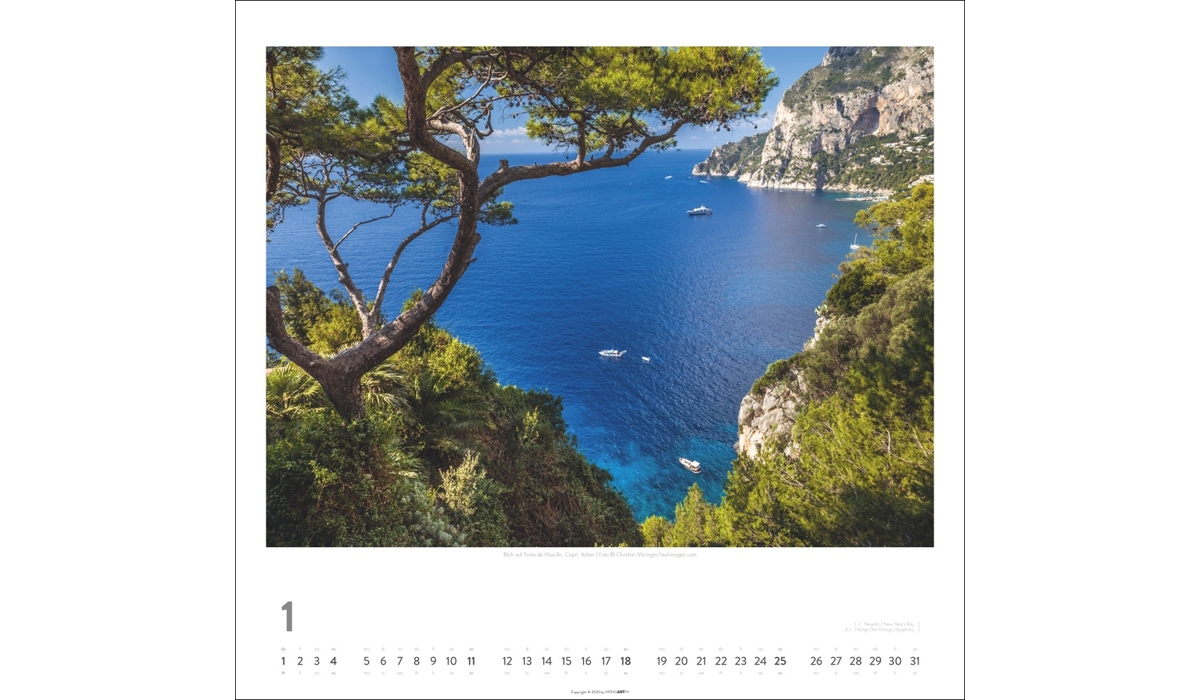 advertising calendar: Mediterranean Impressions 2026