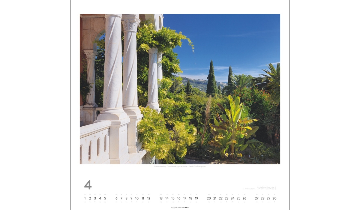 advertising calendar: Mediterranean Impressions 2026