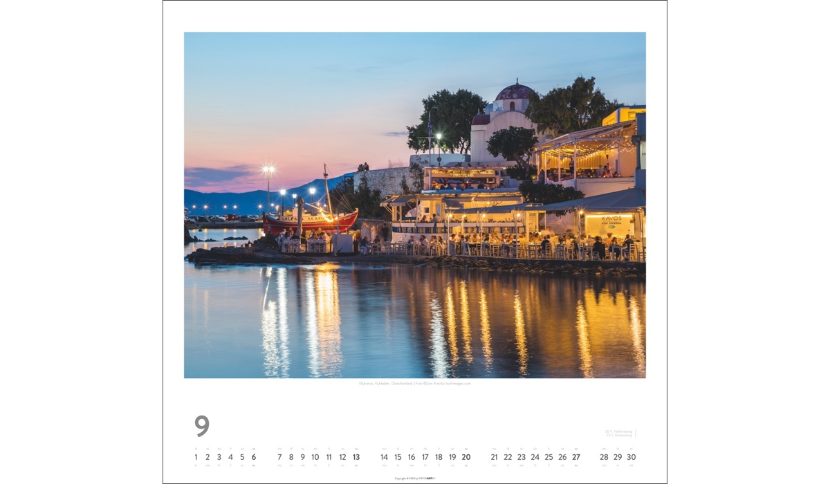 advertising calendar: Mediterranean Impressions 2026
