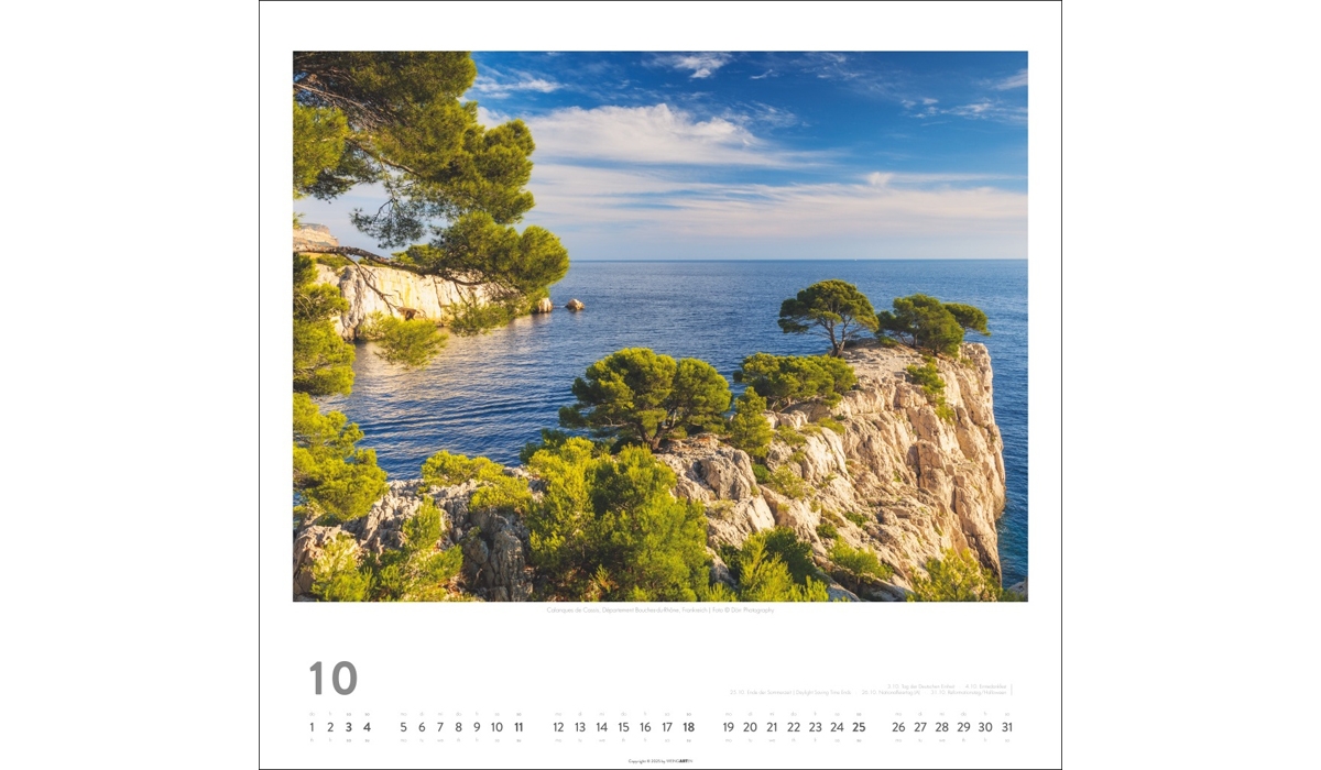 advertising calendar: Mediterranean Impressions 2026