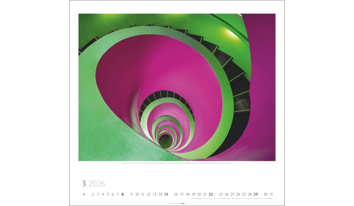 Werbekalender: Moderne Architektur 2026