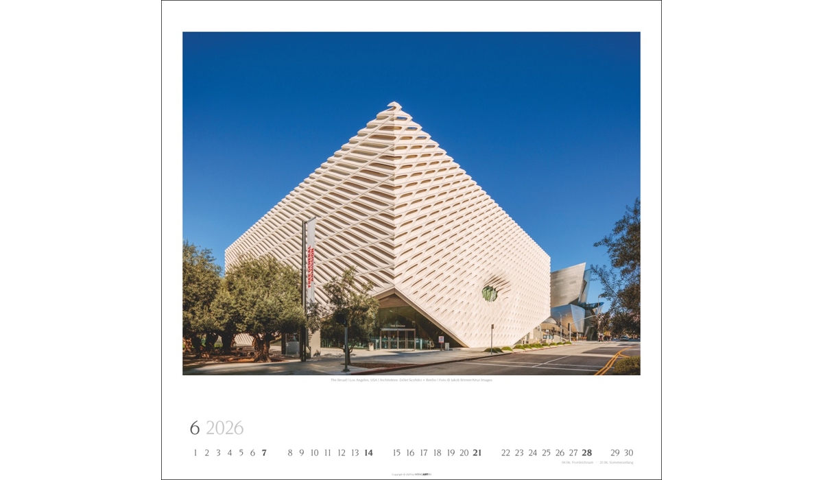 Werbekalender: Moderne Architektur 2026