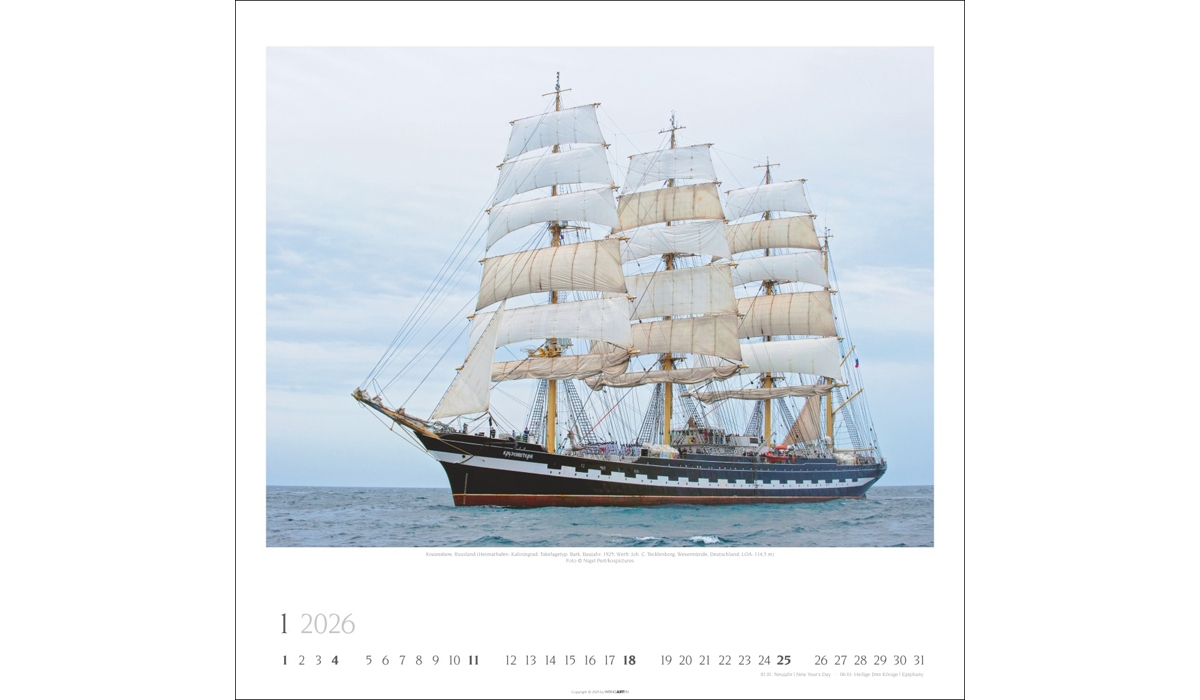 advertising calendar: Tall Ships 2026