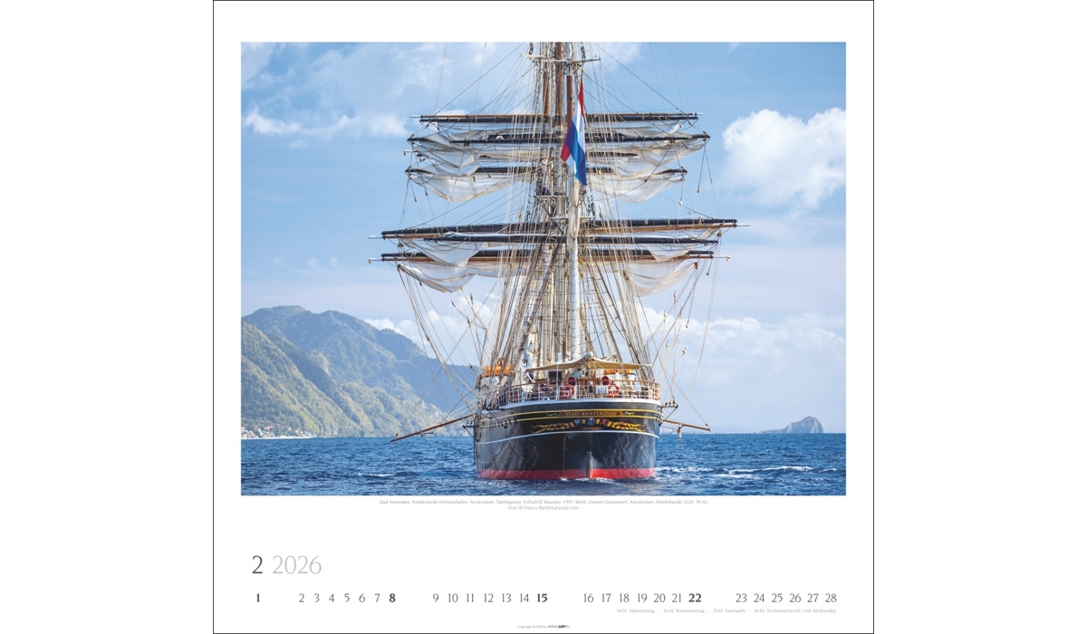 advertising calendar: Tall Ships 2026