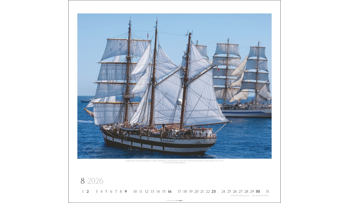 advertising calendar: Tall Ships 2026