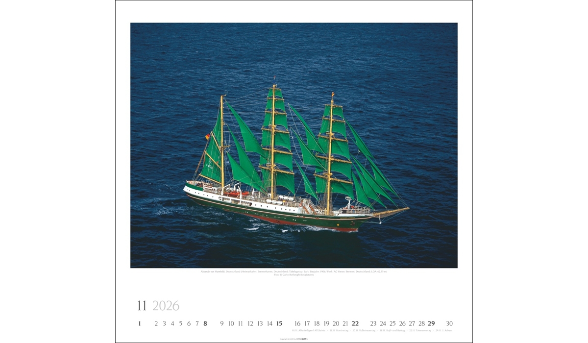 advertising calendar: Tall Ships 2026