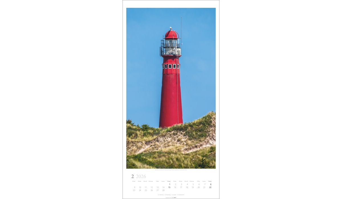 advertising calendar: Lighthouses 2026