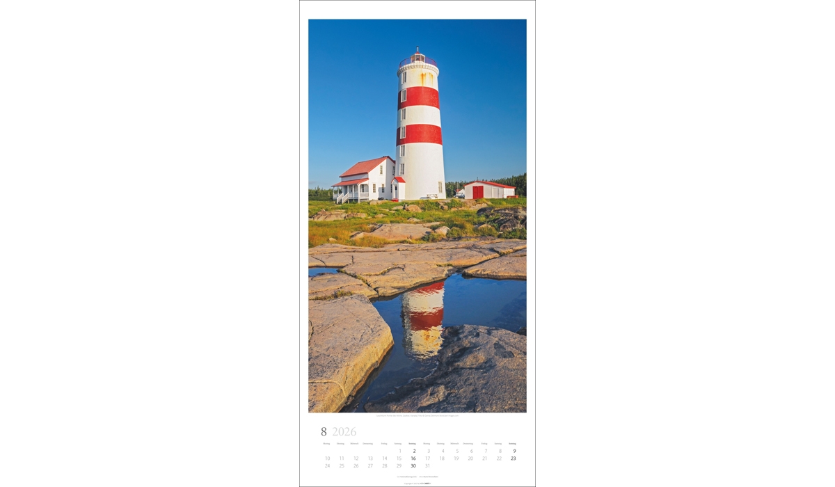 advertising calendar: Lighthouses 2026