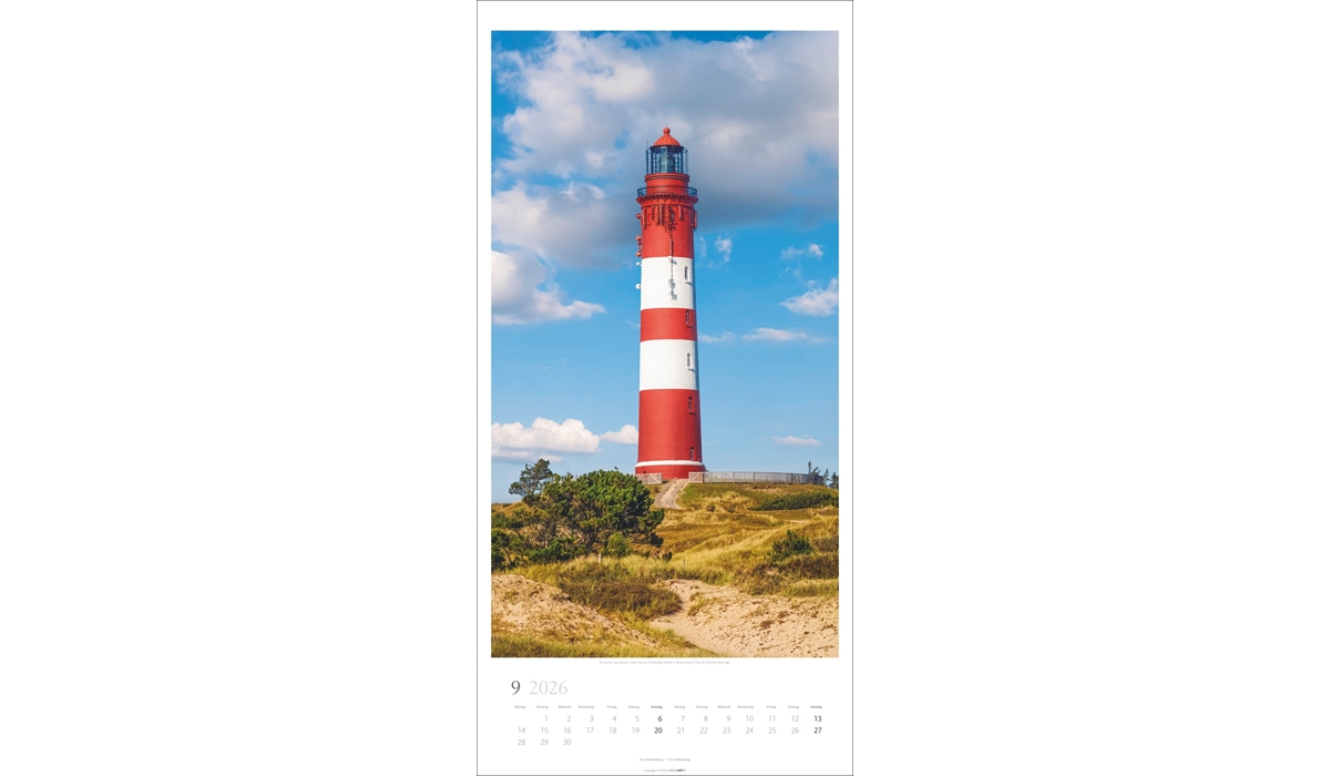 advertising calendar: Lighthouses 2026