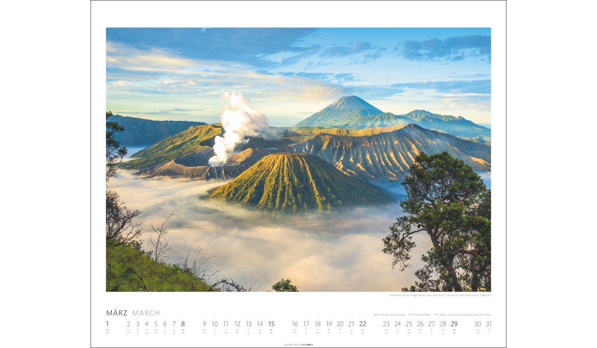 advertising calendar: Planet Earth 2026