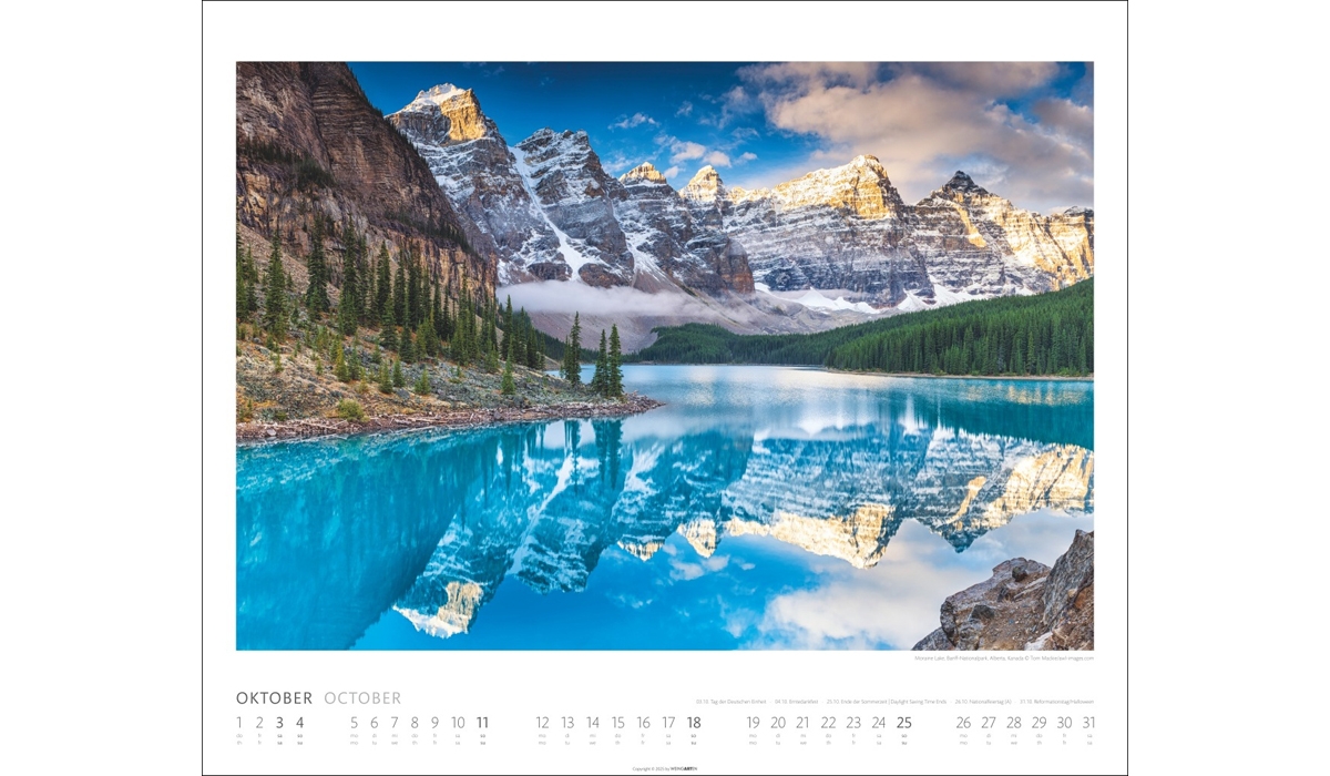advertising calendar: Planet Earth 2026