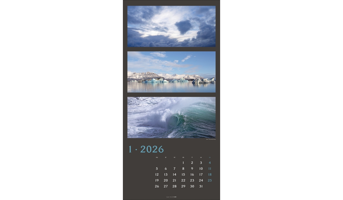 advertising calendar: Colors Of Nature 2026