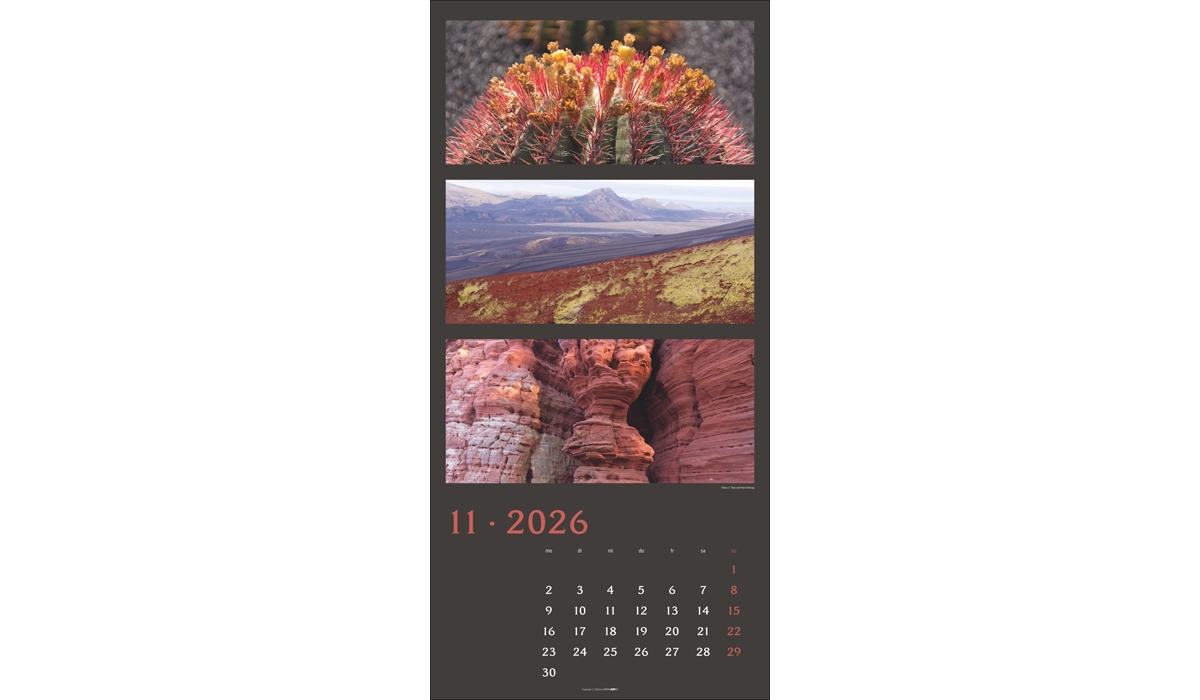 advertising calendar: Colors Of Nature 2026