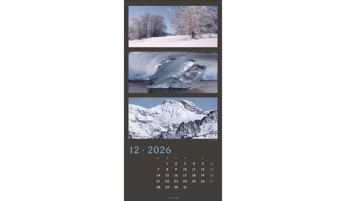 advertising calendar: Colors Of Nature 2026