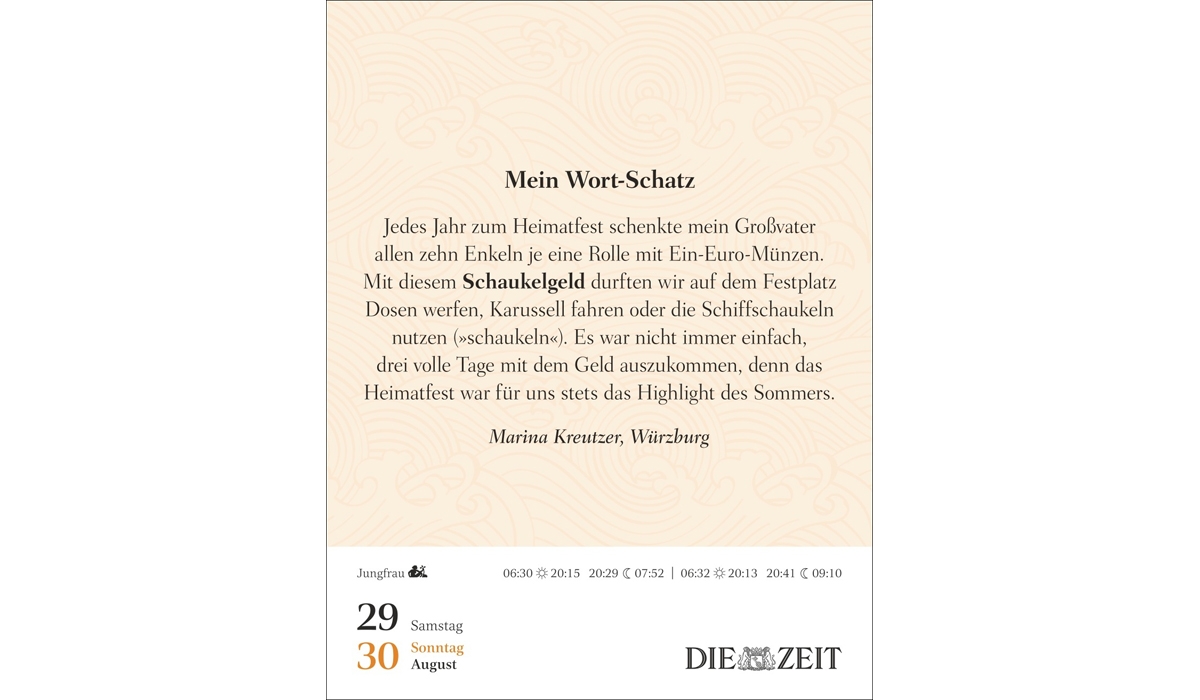 Werbekalender: Was mein Leben reicher macht Tagesabreißkalender 2026