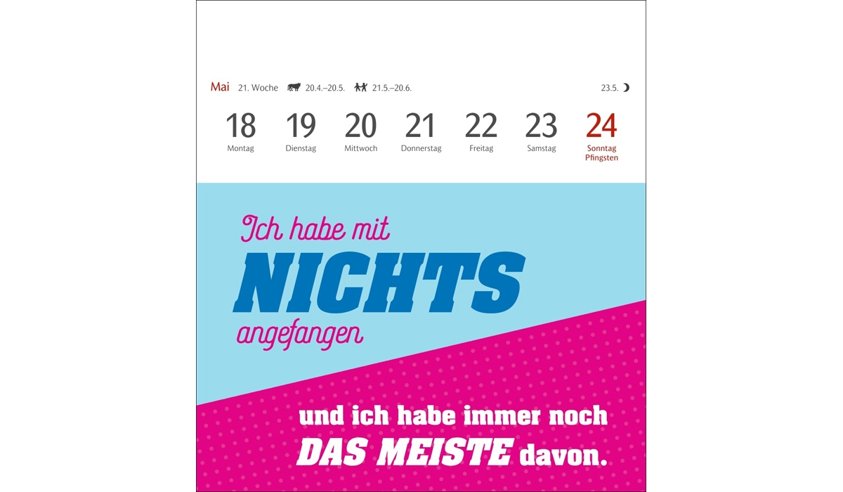 advertising calendar: The Fat Bird Breaks The Branch Postcard Calendar 2026