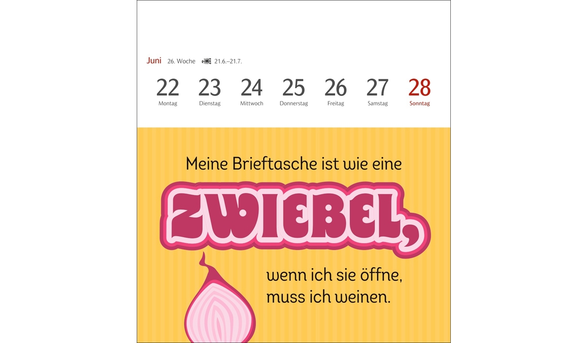 advertising calendar: The Fat Bird Breaks The Branch Postcard Calendar 2026