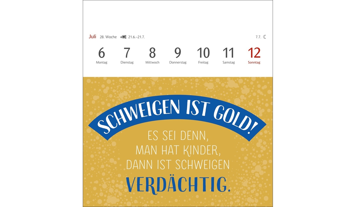 advertising calendar: The Fat Bird Breaks The Branch Postcard Calendar 2026