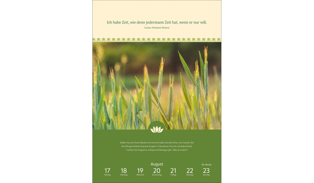 advertising calendar: Paths of mindfulness weekly culture calendar 2026