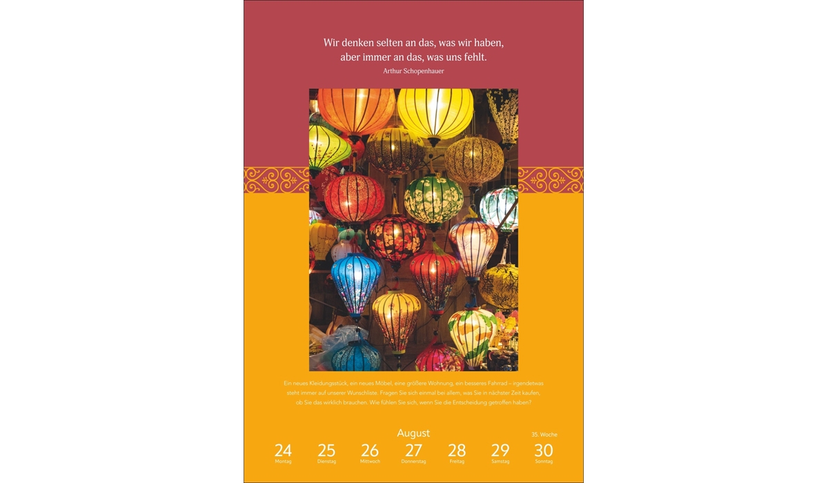 advertising calendar: Paths of mindfulness weekly culture calendar 2026