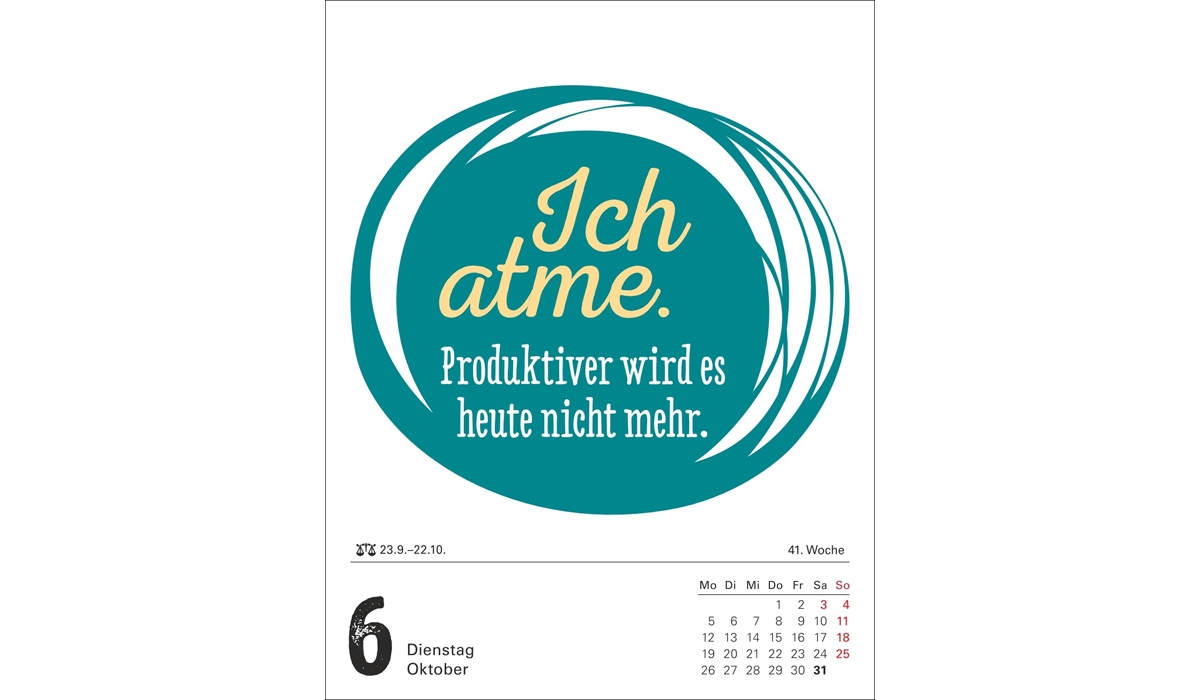 Werbekalender: Lange Rede kurzer Gin Tagesabreißkalender 2026