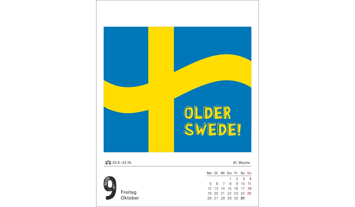 Werbekalender: Lange Rede kurzer Gin Tagesabreißkalender 2026