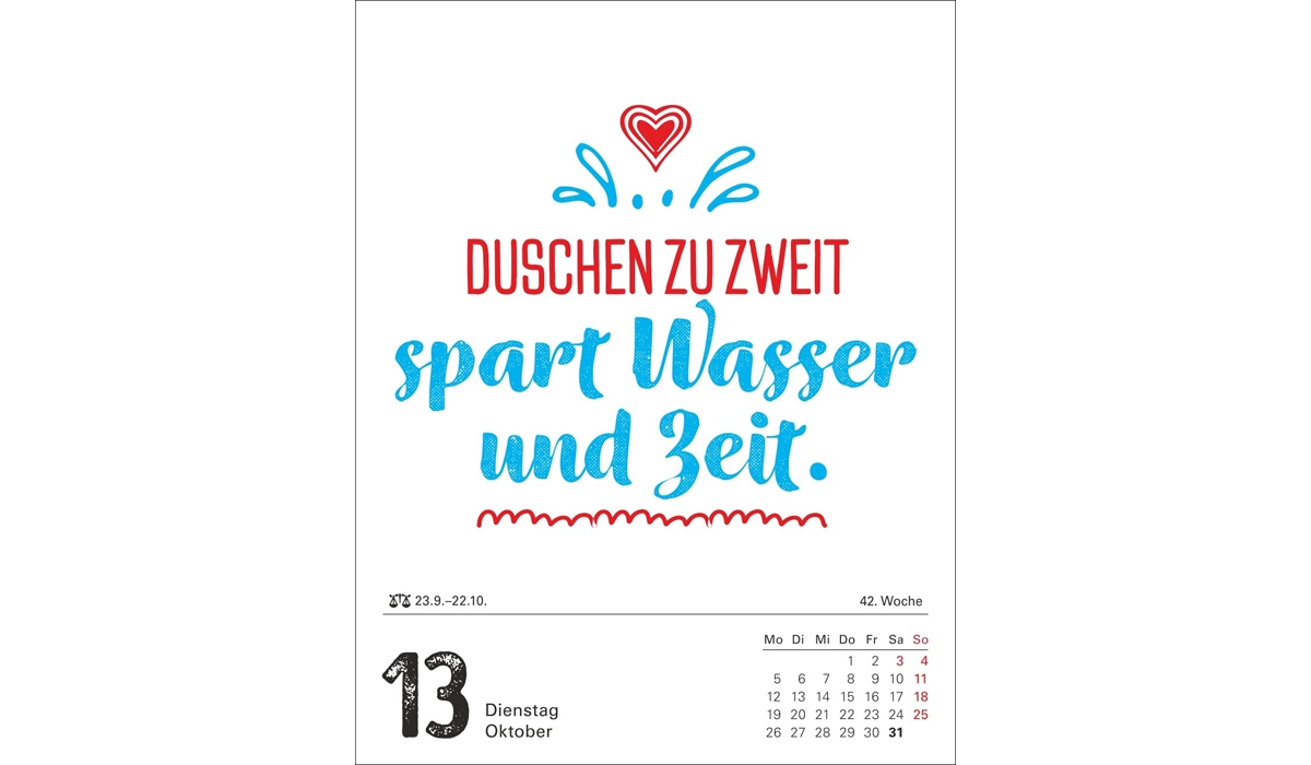 Werbekalender: Lange Rede kurzer Gin Tagesabreißkalender 2026