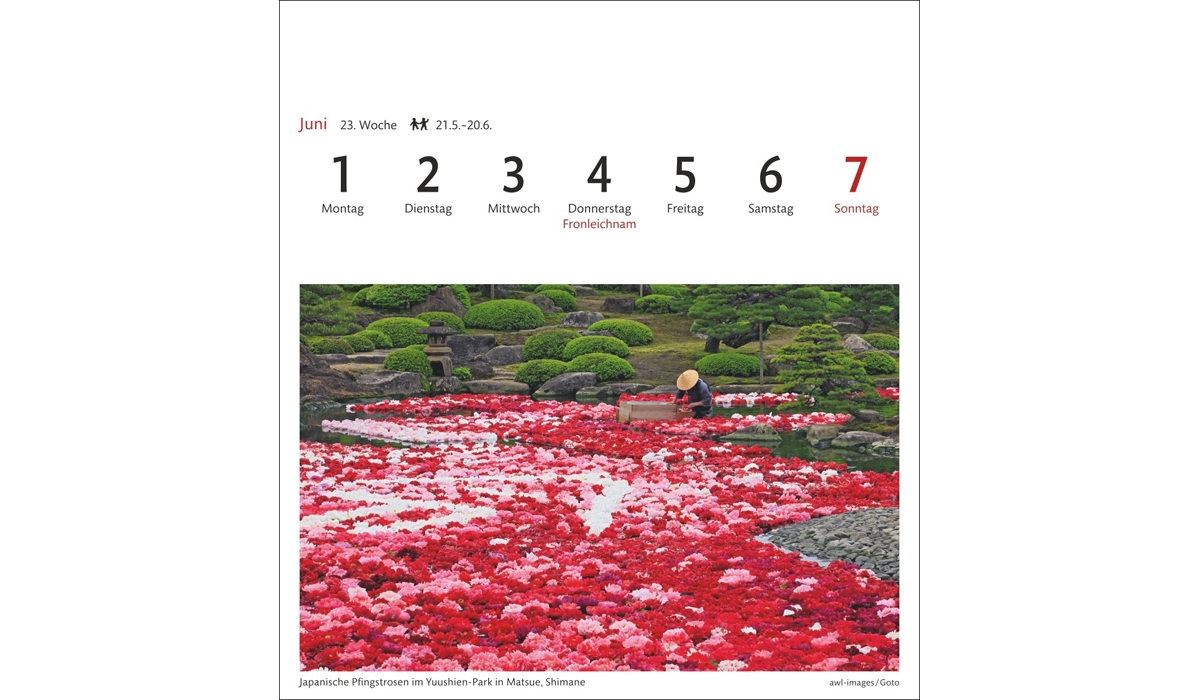 Werbekalender: Japan Sehnsuchtskalender 2026