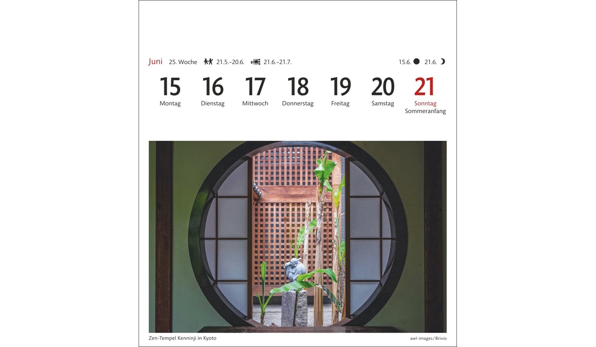 Werbekalender: Japan Sehnsuchtskalender 2026