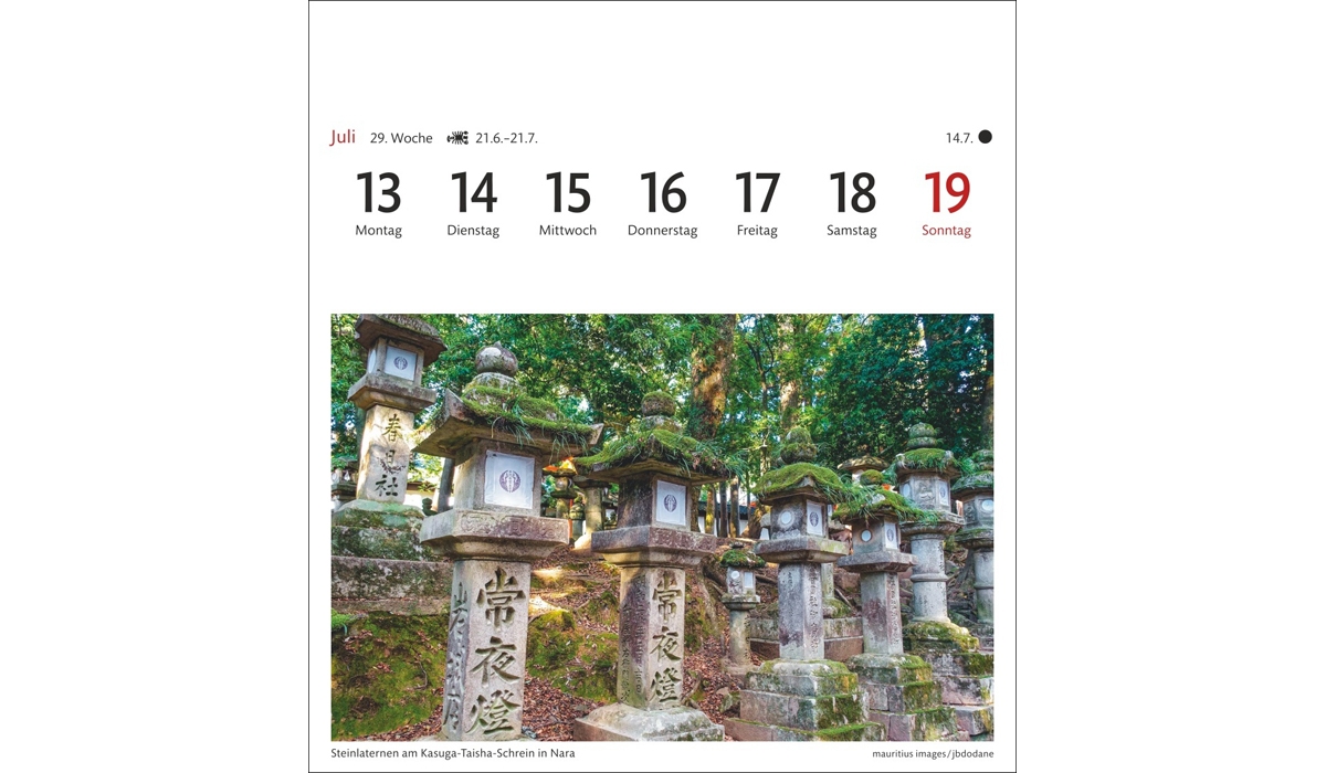 Werbekalender: Japan Sehnsuchtskalender 2026