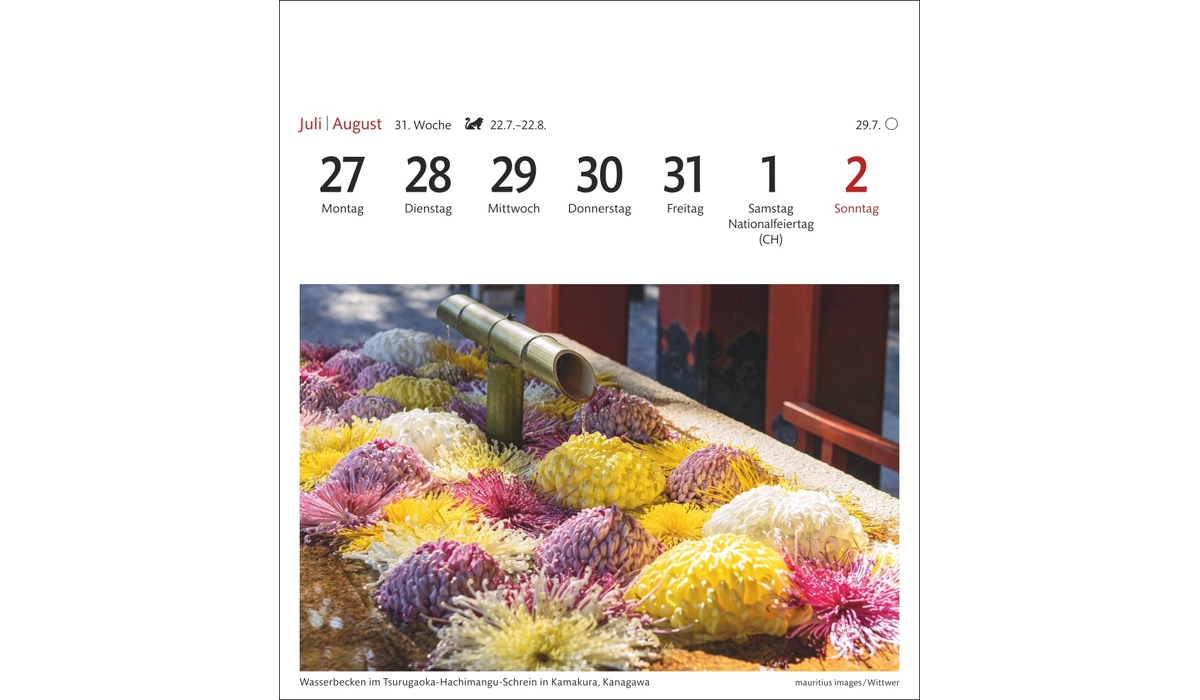 Werbekalender: Japan Sehnsuchtskalender 2026