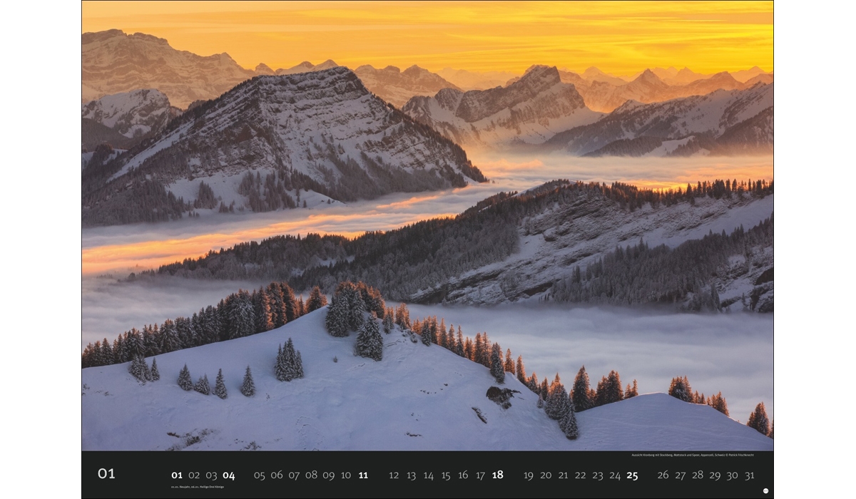 Werbekalender: Landscapes Edition 2026