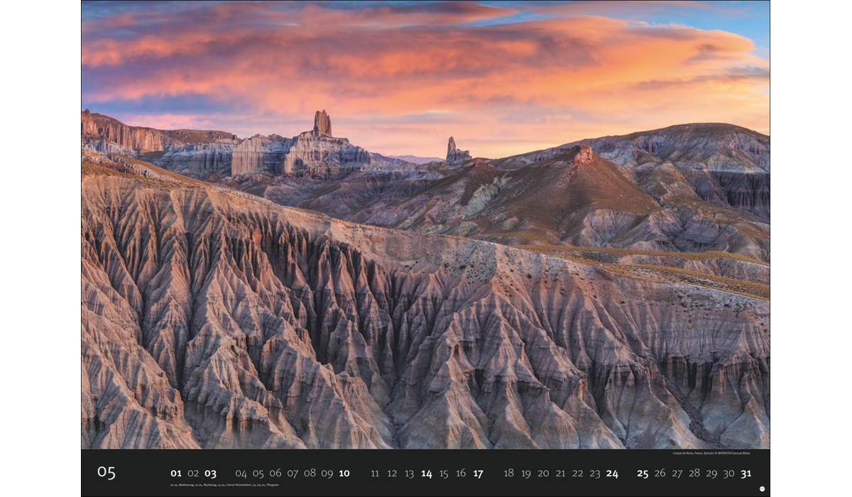Werbekalender: Landscapes Edition 2026