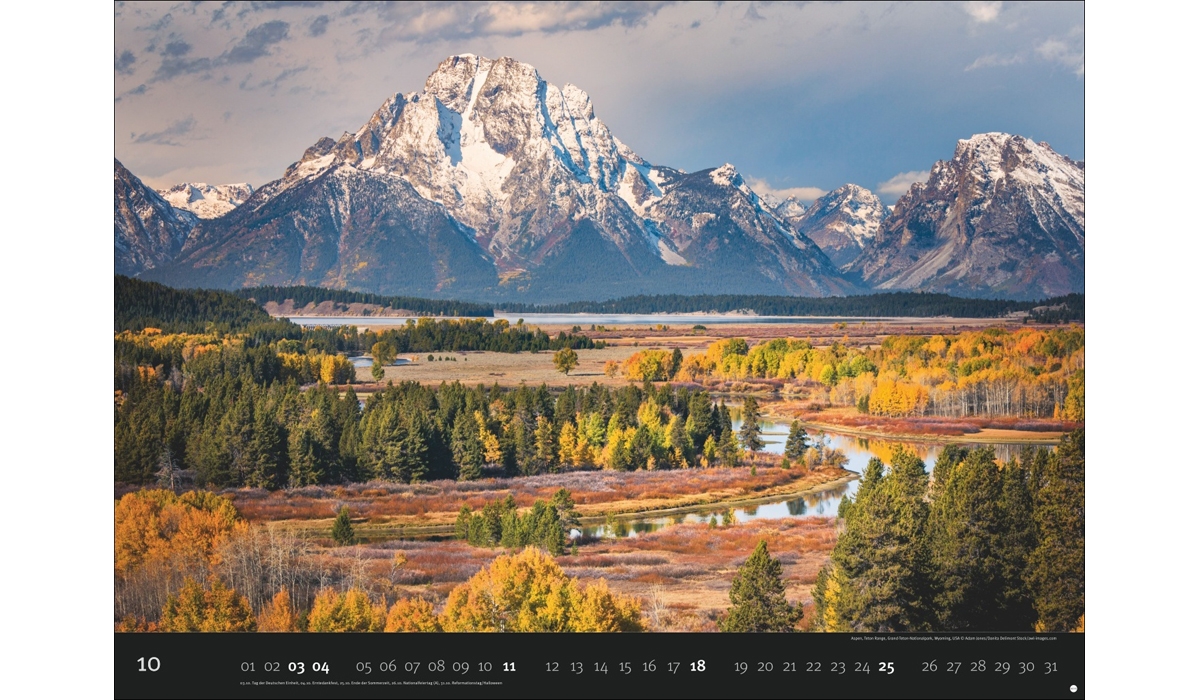 Werbekalender: Landscapes Edition 2026