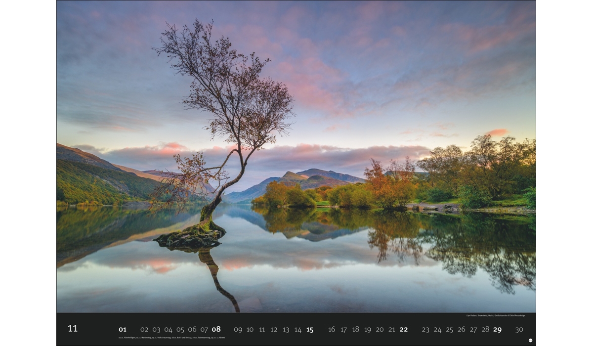 Werbekalender: Landscapes Edition 2026