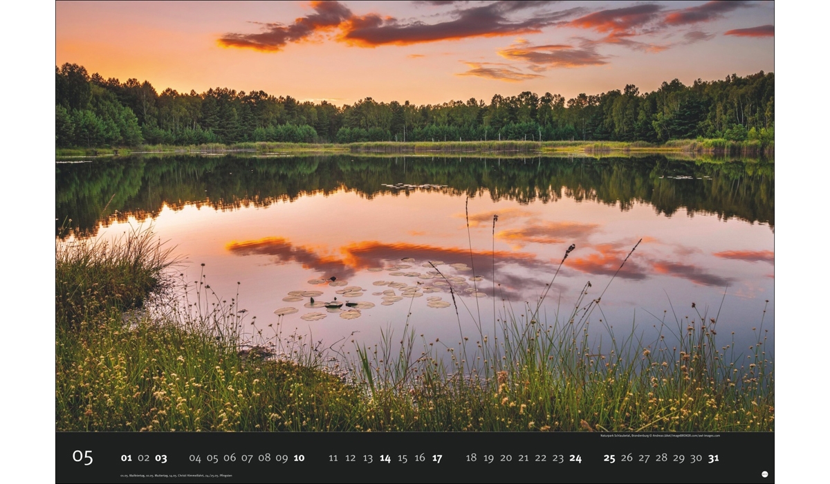 advertising calendar: Germany'S Natural Paradises 2026