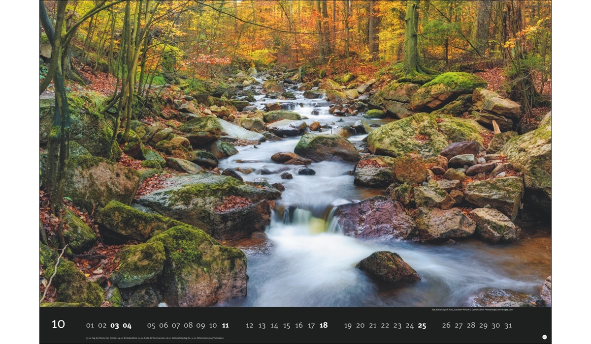 advertising calendar: Germany'S Natural Paradises 2026