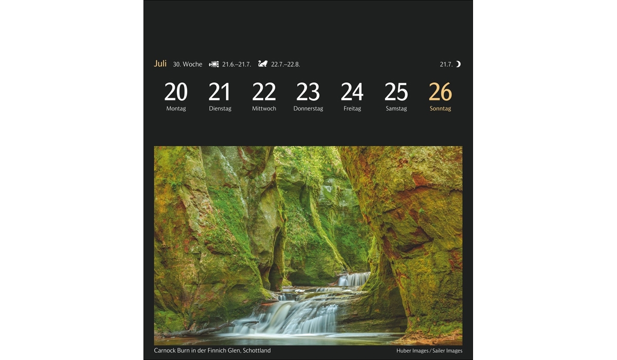advertising calendar: The world in colors of postcard calendar 2026