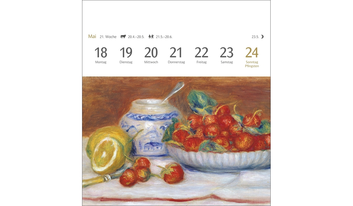 Werbekalender: Kunstgenuss Postkartenkalender 2026
