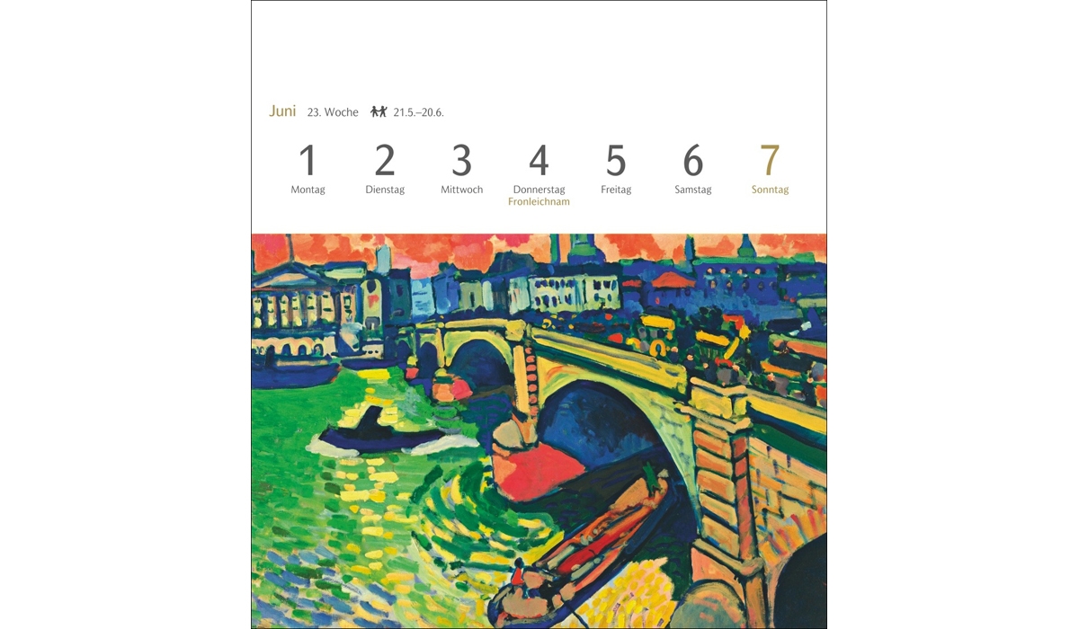 Werbekalender: Kunstgenuss Postkartenkalender 2026