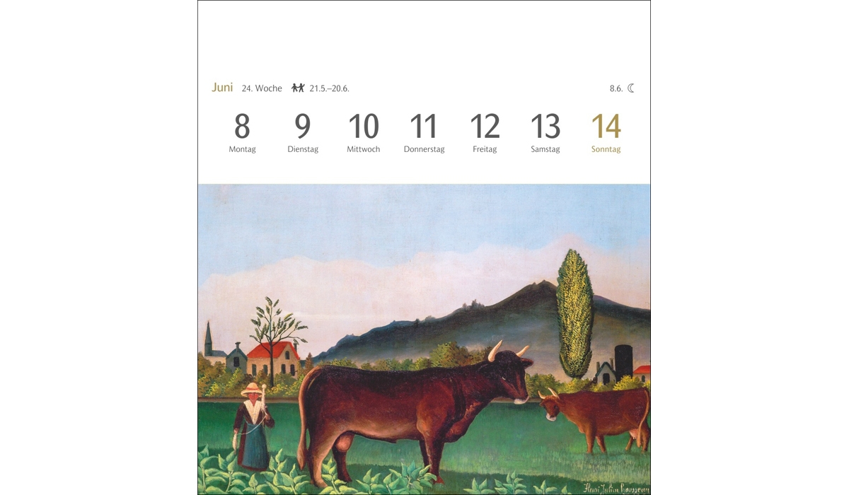 Werbekalender: Kunstgenuss Postkartenkalender 2026