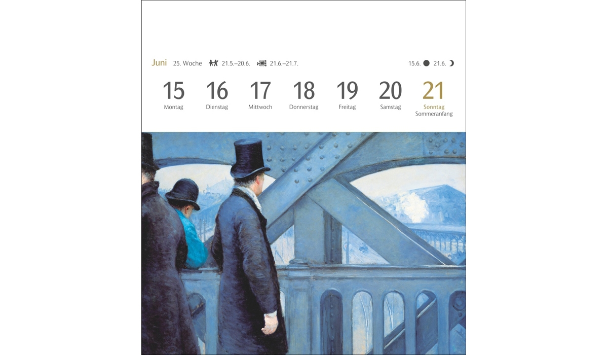 Werbekalender: Kunstgenuss Postkartenkalender 2026