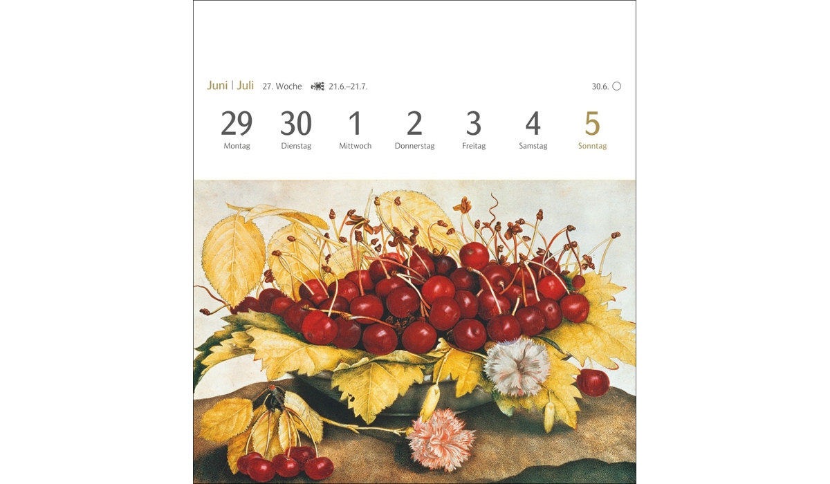 Werbekalender: Kunstgenuss Postkartenkalender 2026