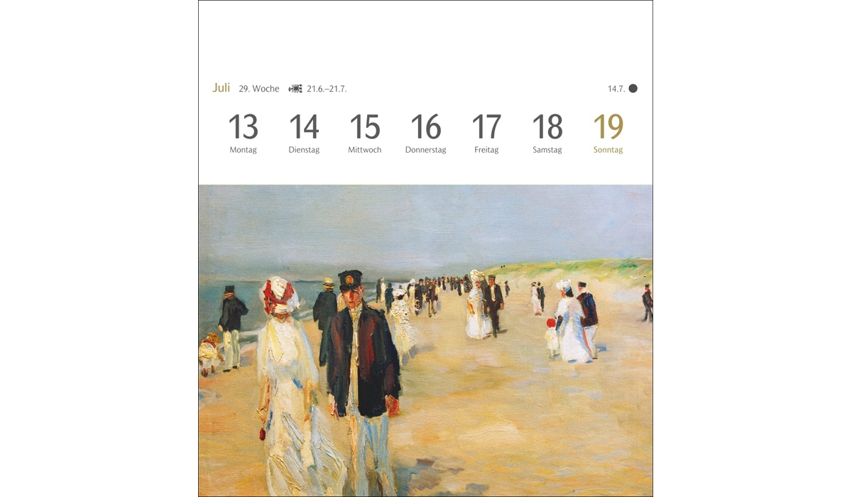 Werbekalender: Kunstgenuss Postkartenkalender 2026