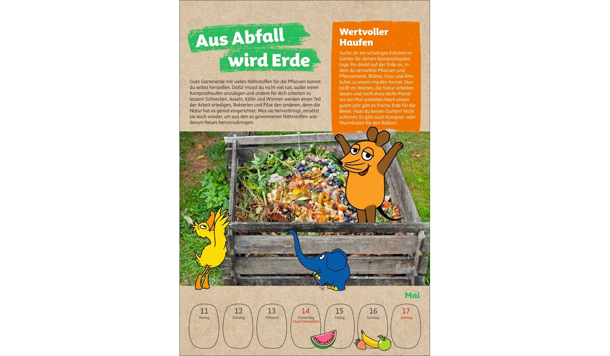 advertising calendar: Protect the earth with the mouse 2026
