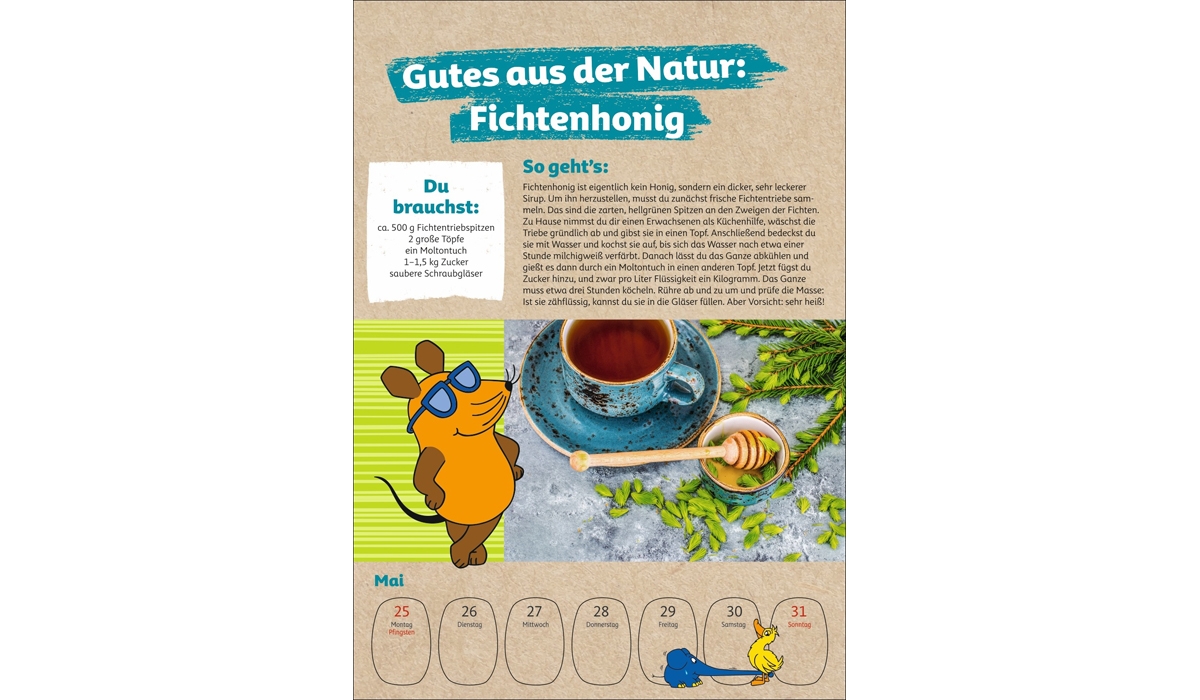 advertising calendar: Protect the earth with the mouse 2026