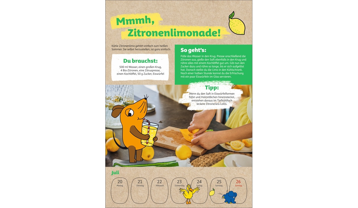 advertising calendar: Protect the earth with the mouse 2026