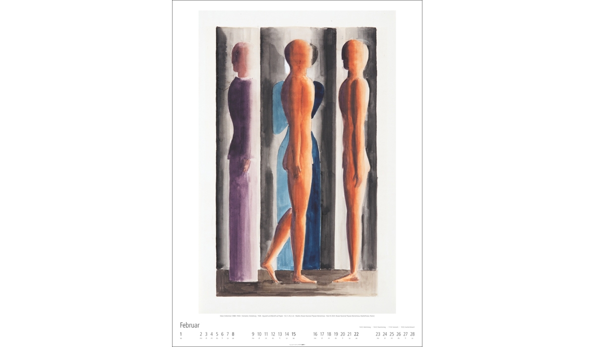 advertising calendar: Bauhaus 2026
